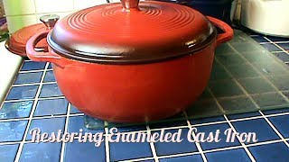 Restoring Enameled Cast Iron [upl. by Sheeb909]