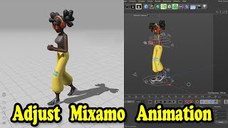 How to Edit MIXAMO Character Animation with Few Steps [upl. by Hellah]