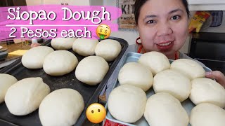 SIOPAO DOUGH Recipe pang Negosyo  Full Ingredients  Costing for your Siopao Business [upl. by Navinod]