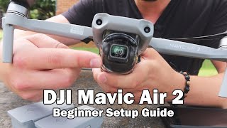 Beginner Setup Guide  DJI Mavic Air 2 [upl. by Aiykan]