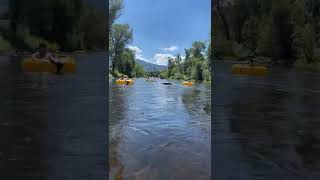 Tubing the Yampa River in Steamboat Springs Colorado [upl. by Enylodnewg]