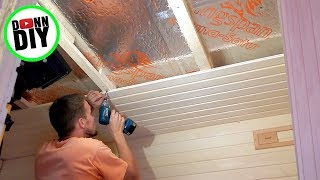 Steam Room Build PART 12  Sauna House Build 12 [upl. by Nylcoj]