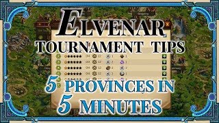 Elvenar Tournament Tips  5 Provinces in 5 Minutes [upl. by Ahsiekit]