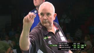 Phil Taylor v McGeeney Seniors Darts Masters 2023 Highlights [upl. by Zeba]