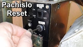 Resetting a Pachislo Slot Machine [upl. by Oneg]