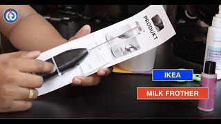 IKEA MILK FROTHER Review amp Battery Installation [upl. by Wilone465]