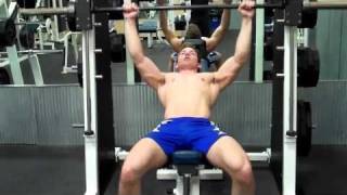 How To Smith Machine Incline Bench Press [upl. by Lemmuela]