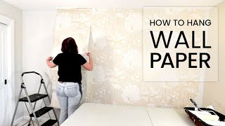 How to Hang Wallpaper with Paste [upl. by Neddy]