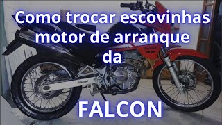 COMO TROCAR AS ESCOVAS DO MOTOR DE ARRANQUE DA FALCON PASSO A PASSO [upl. by Drawets]