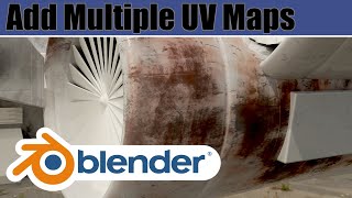 How to Add Multiple UV Maps To A Object In Blender [upl. by Franzen]