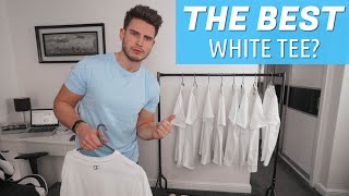 THE PERFECT WHITE TEE  What Is The Best Fitting Mens TShirt Asos Ralph Lauren  More [upl. by Sim625]