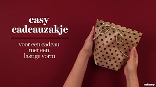 Wehkamp  How to easy cadeauzakje [upl. by Niasuh]