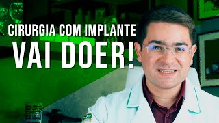 Fazer implante dentário dói [upl. by Peppie]