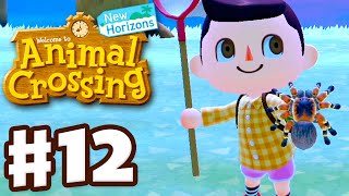 Catching a Tarantula  Animal Crossing New Horizons  Gameplay Walkthrough Part 12 [upl. by Eldin782]