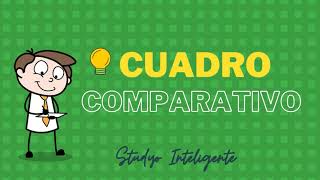 CÓMO HACER UN CUADRO COMPARATIVO [upl. by Julieta]