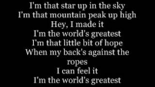 Im the world greatest  RKelly Lyrics [upl. by Meade]