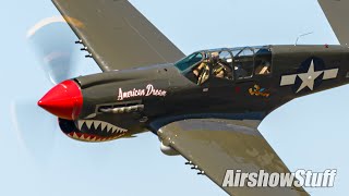 P40 Warhawk Aerobatics  Sun n Fun 2021 [upl. by Atoel]