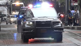 NEW Portland Police Bureau Units Respond Code 3 [upl. by Lokcin]