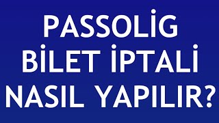 Passolig Bilet İptali Nasıl Yapılır [upl. by Olgnaed]