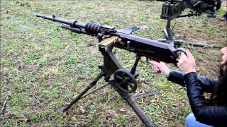 Hotchkiss Mle 1914 Machine Gun [upl. by Atnuahs]