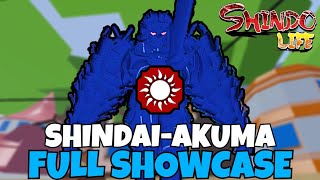 ShindaiAkuma Full Showcase All 4 Modes  SHINDO ROBLOX [upl. by Genny365]