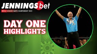 2023 JenningsBet World Seniors Darts Championship  Day 1 Highlights [upl. by Asenev]