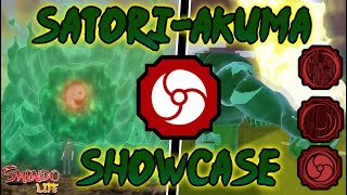 Shindo Life Satori Akuma Showcase [upl. by Cilka]