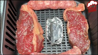 Churrasco com carvão feito na air fryer [upl. by Odlanyer672]