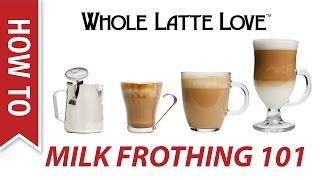 Milk Frothing for Beginners [upl. by Shantha]