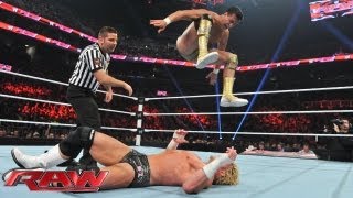 Dolph Ziggler vs Alberto Del Rio Raw July 15 2013 [upl. by Rakel]