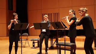 Quatuor Pelleas  Astor Piazzolla Libertango  Flute Quartet [upl. by Lotz]