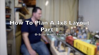 How To Plan A Small 4x8 Layout Part I O Scale Model Train [upl. by Uah977]