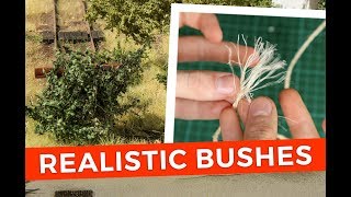 Modelling realistic bushes  model scenery tutorial 2 [upl. by Nawk]