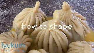 Khinkali  How to Shape and Eat [upl. by Allard866]