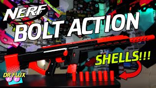 Be a True Nerf Sniper with the Wrenfield Bolt Action 3Dprinted Blaster from Shellington Labs [upl. by Aralomo]