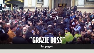 I funerali del boss delle cerimonie la figlia quotPapà era una perlaquot [upl. by Einalem516]