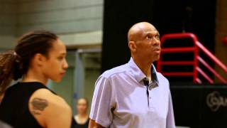 Master Class Kareem AbdulJabbar with Brittney Griner [upl. by Asela881]