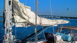 Sailing Basics  How to Reef Your Mainsail the Right Way [upl. by Adolph530]