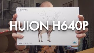 Drawing Tablet In Your BAG  Huion H640P Review [upl. by Felita]