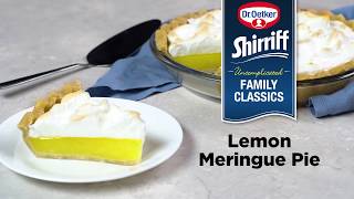 Easy Lemon Meringue Pie with Dr Oetker Shirriff [upl. by Desimone201]