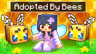 Adopted By CUTE BEES In Minecraft [upl. by Ycnay]