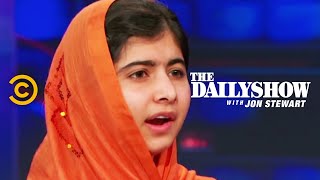 The Daily Show  Malala Yousafzai Extended Interview [upl. by Tibbitts284]