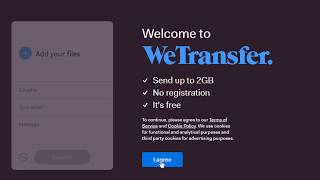 How to use WeTransfer file transfer service [upl. by Santa]