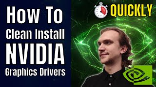 How to clean install NVIDIA graphics drivers  2025 Working [upl. by Josselyn449]