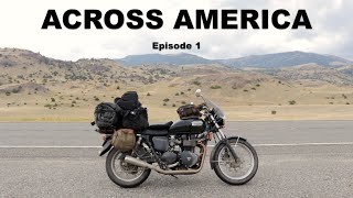 Motorcycling Across America US  EP1  NY to WA [upl. by Soisinoid]