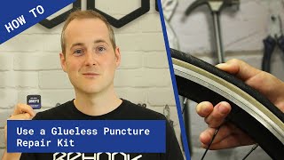 Rehook Gooeys  How to Fix a Bike Puncture Using Glueless Repair Patches [upl. by Ettenej]