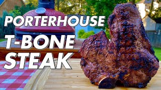 The Perfect TBone Porterhouse Steak on the Kamado Joe  KamadoMax 4K [upl. by Saffren223]