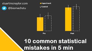 Ten Statistical Mistakes in 5 Min [upl. by Adiela912]