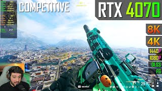 RTX 4070  Call of Duty Warzone 3  COMPETITIVE Settings [upl. by Olbap261]