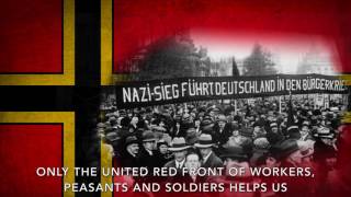 Kampflied Gegen Den Faschismus  German AntiFascist Song English Lyrics [upl. by Enirroc]